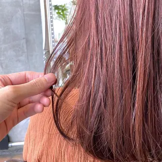 セミロング カラー ヘアアレンジ 【ダメージレス施術】 【透明感】北村 拓也のヘアスタイル