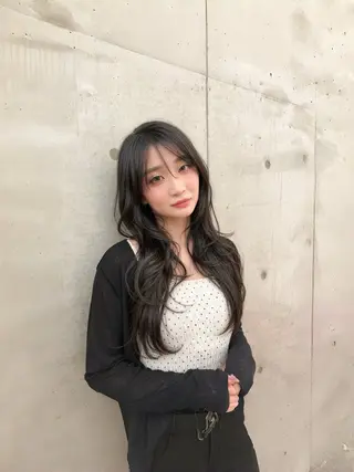 ロング 韓国🇰🇷ヘア/ 韓国レイヤーshinのヘアスタイル