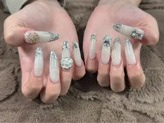 ロング salon kuuのネイルデザイン