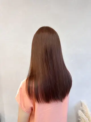 ロング hina/レイヤー /マロンブラウンのヘアスタイル