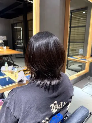 ミディアム 廣田 紗奈のヘアスタイル