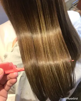 ロング 店長✨レイヤー✖️ 髪質改善✖️韓国ヘアのヘアスタイル