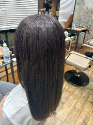 ロング カラー 透明感カラー 大工廻あすやのヘアスタイル