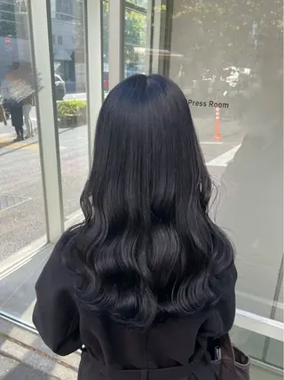 ロング カラー mao⭐️ 透明感カラー‎⭐️のヘアスタイル