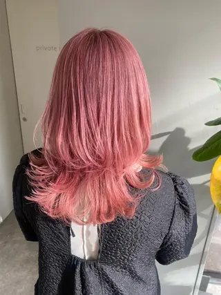 ミディアム カラー ヘアアレンジ ボブ /ニュアンス/ satomi🧸💖のヘアスタイル