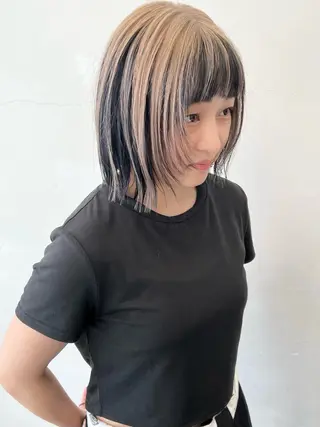 ミディアム カラー HARU//原宿🤍 リピート率NO.1のヘアスタイル