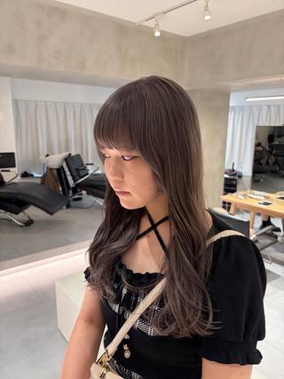 ロング カラー 🪞透け感&韓国ヘア 🪞honokaのヘアスタイル