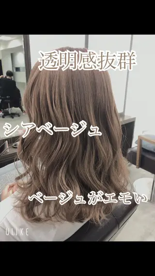 ミディアム カラー 【eimee】 店長✂️TAKUMAのヘアスタイル