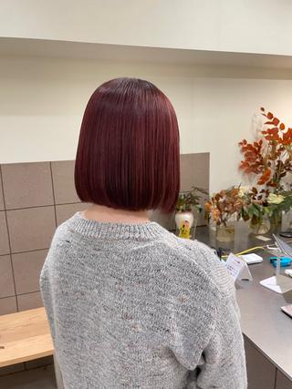 ミディアム カラー JURI /HUIのヘアスタイル