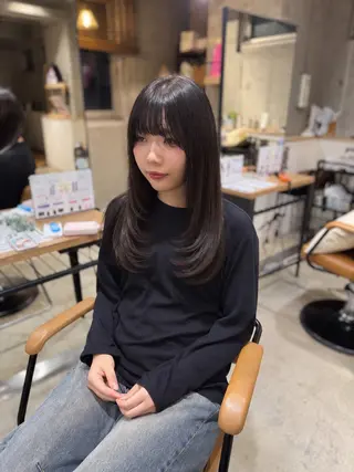 ロング レイヤー/顔周り 大宮🦋TAIKIのヘアスタイル
