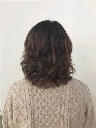 セミロング カラー 森山稜大 /モデル募集中のヘアスタイル