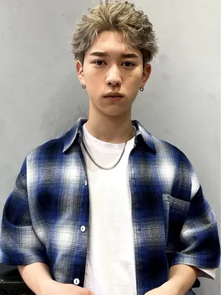 ショート mens.salon hackのヘアスタイル