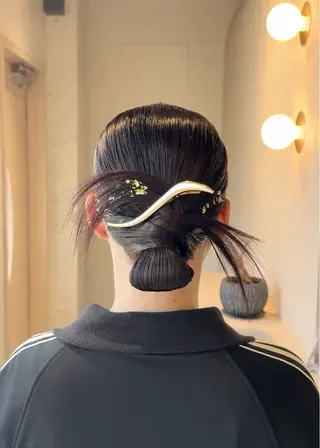 ヘアアレンジ 大人のボブパーマ ˗ˋˏairiˎˊ˗のヘアスタイル