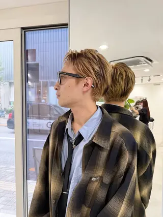 メンズ メンズ💈フェード 下地佑のヘアスタイル