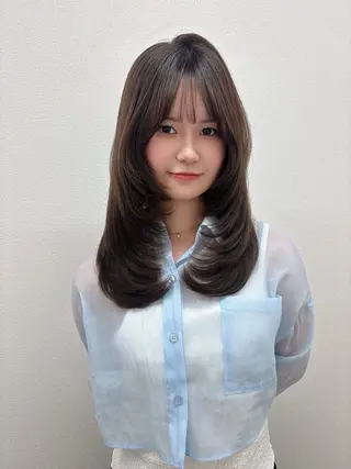 セミロング 韓国/girly 🧼Riju🧼のヘアスタイル