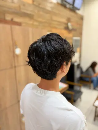 パーマ メンズ メンズパーマ/ウルフ /似合わせカット滉一のヘアスタイル