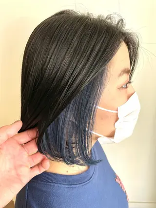ショート カラー 《インナーカラー》 YAMADAのヘアスタイル