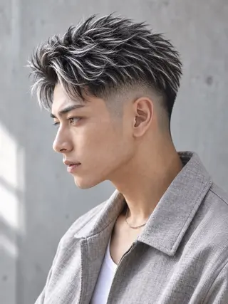 ショート カラー メンズ 🔮メンズ縮毛矯正 メンズパーマ💎竹永のヘアスタイル