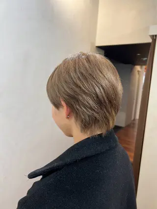ショート カラー 艶カラー/ヘアセット 着付け ふうか 渋谷のヘアスタイル