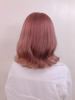 セミロング カラー 顔周りレイヤー/新宿 /モテ艶カラー/航介のヘアスタイル