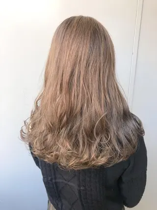 ミディアム カラー パーマ ヘアアレンジ メンズ キッズ ネイル マツエク・マツパ 当日予約⭕️ Rene’のヘアスタイル