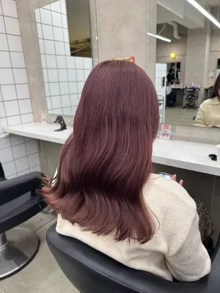 ロング カラー パーマ ヘアアレンジ メンズ キッズ 韓国系🇰🇷🩶 艶暗髪/MEIのヘアスタイル