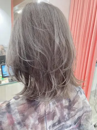 ミディアム BOX mico.のヘアスタイル