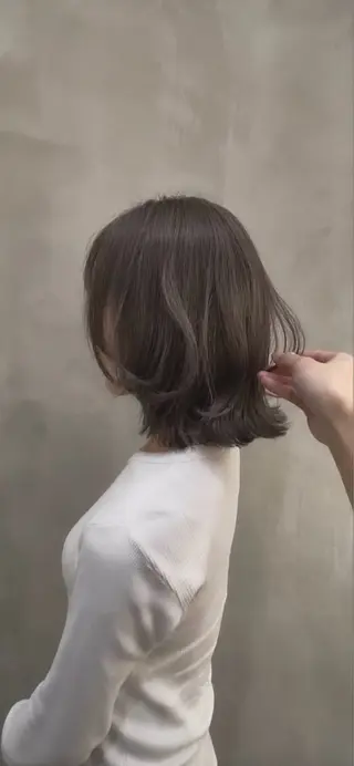 ミディアム カラー 韓国ヘアー/ 鈴木将輝のヘアスタイル