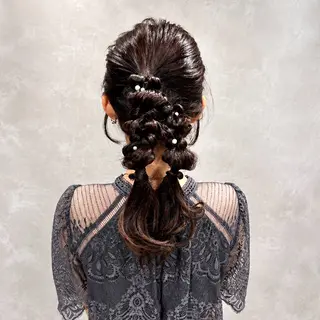 ヘアアレンジ Azu🩰/アレンジ /透明感カラー🎀/のヘアスタイル