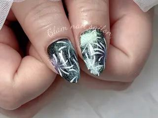 ネイル エツメ💅 長さ出し🎀デザインのネイルデザイン