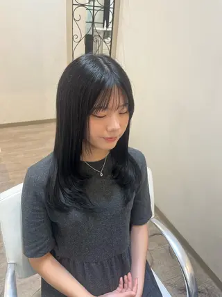 ロング 🎀 縮毛矯正ヘア セット/ハルナ🎀のヘアスタイル