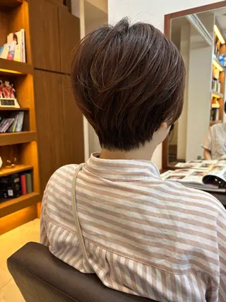 ショート みぞぐち じゅりのヘアスタイル