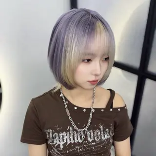 ミディアム カラー Ren. 🦋デザインカラーのヘアスタイル