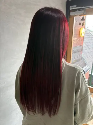 ロング カラー 安城/カットモデル 🩷艶カラー🎀もえのヘアスタイル