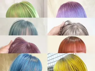 ミディアム カラー ダブルカラーが得意 髙木千惺/大須のヘアスタイル