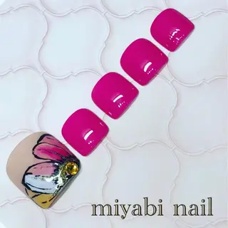 ネイル miyabi nail 桂川駅近くのネイルデザイン