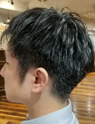 ショート メンズ ✂デザインカット🐟 高評価✂戸崎俊成✂のヘアスタイル