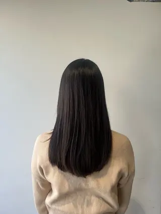 ロング 長野 美沙のヘアスタイル
