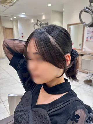 セミロング Asumi |透明感 |韓国風巻き🤍のヘアスタイル