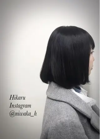 ミディアム エリアNo.1カラー ⭐️hikaru⭐️のヘアスタイル