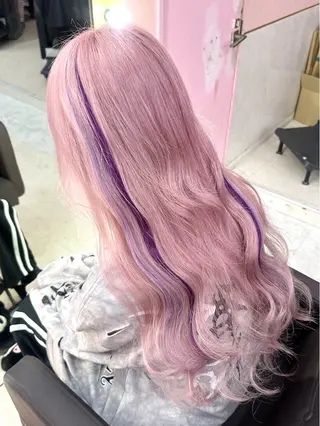 ロング カラー 地雷系  ピンク 🩷MOKAのヘアスタイル