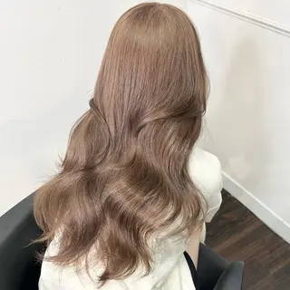 ロング カラー ヘアアレンジ レイヤーカット×髪質 改善🇰🇷シオリのヘアスタイル