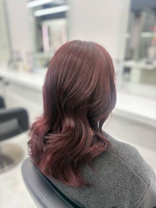 ロング カラー 韓国ヘア/透明感 カラー🎀RUNAのヘアスタイル