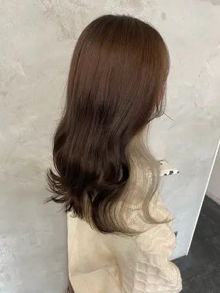 ロング カラー SET-UP りこ🧸のヘアスタイル