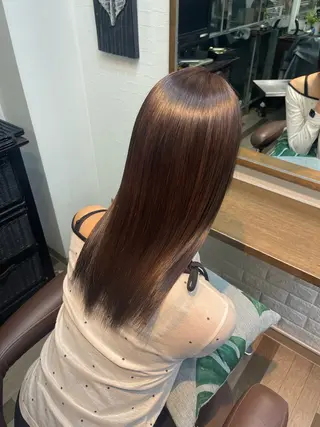 セミロング カラー 綱島/髪質改善 /艶髪/ルキヤ‎‎のヘアスタイル