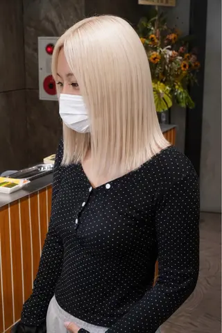 カラー ハイトーン/デザイン カラー/kaedeのヘアスタイル