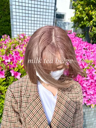 ショート カラー ブリーチカラー特化 U-topia小島のヘアスタイル