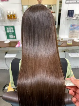 ロング カラー 【髪質改善】に特化 オリーブオイルクラブのヘアスタイル