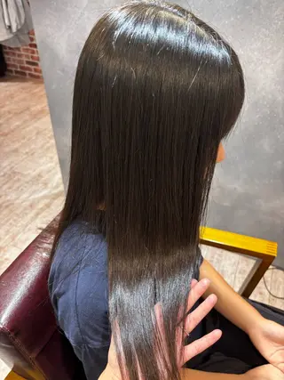 ロング 透明感color💛 艶髪矯正✂️大石のヘアスタイル