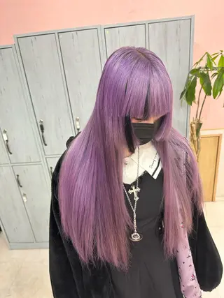 ロング カラー ブリーチ特化🌈 MANATOのヘアスタイル